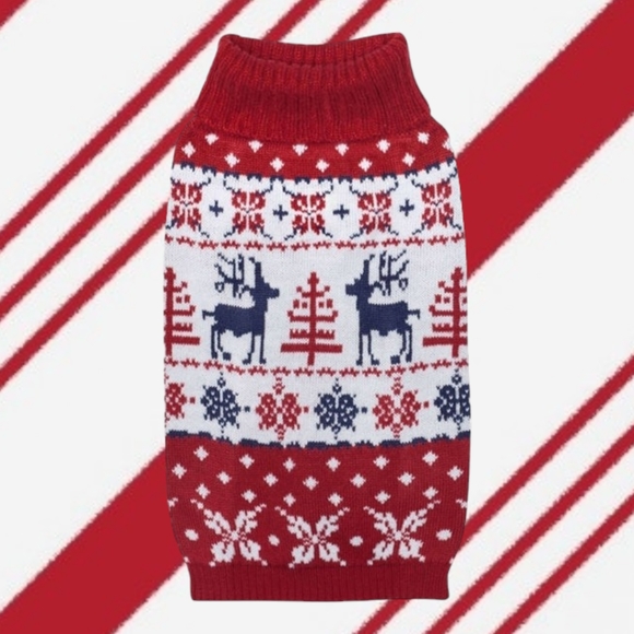 🐾Pet Holiday Family Matching Sweater in Tango Red, NWT - Picture 3 of 7